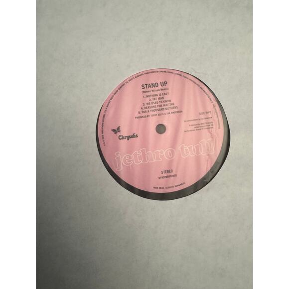 Jethro Tull Stand Up Vinyl Record NWOT - Picture 8 of 9